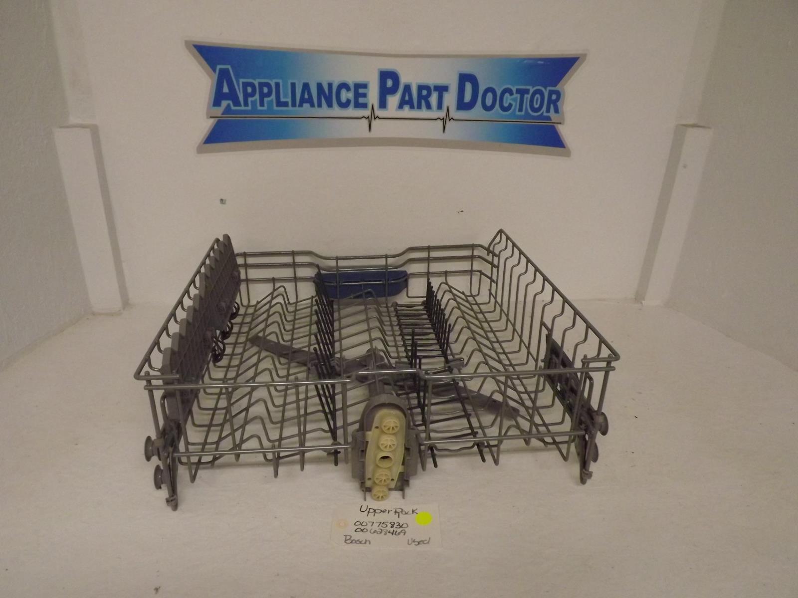 Bosch Dishwasher 00775830 00628469 Upper Rack Used Bosch Dishwasher 00775830 00628469 Upper Rack Used